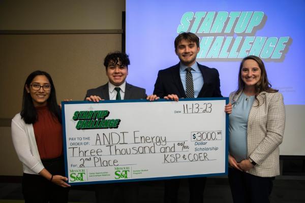 second place team for the 2023 start up challenge
